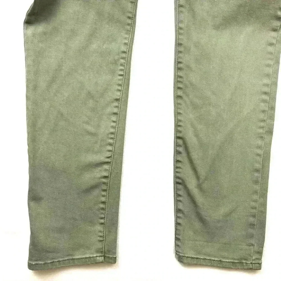 Seven7 Green Military Utility Ankle Stretch Midrise Ankle Skinny Pants Size 12 - Picture 5 of 16